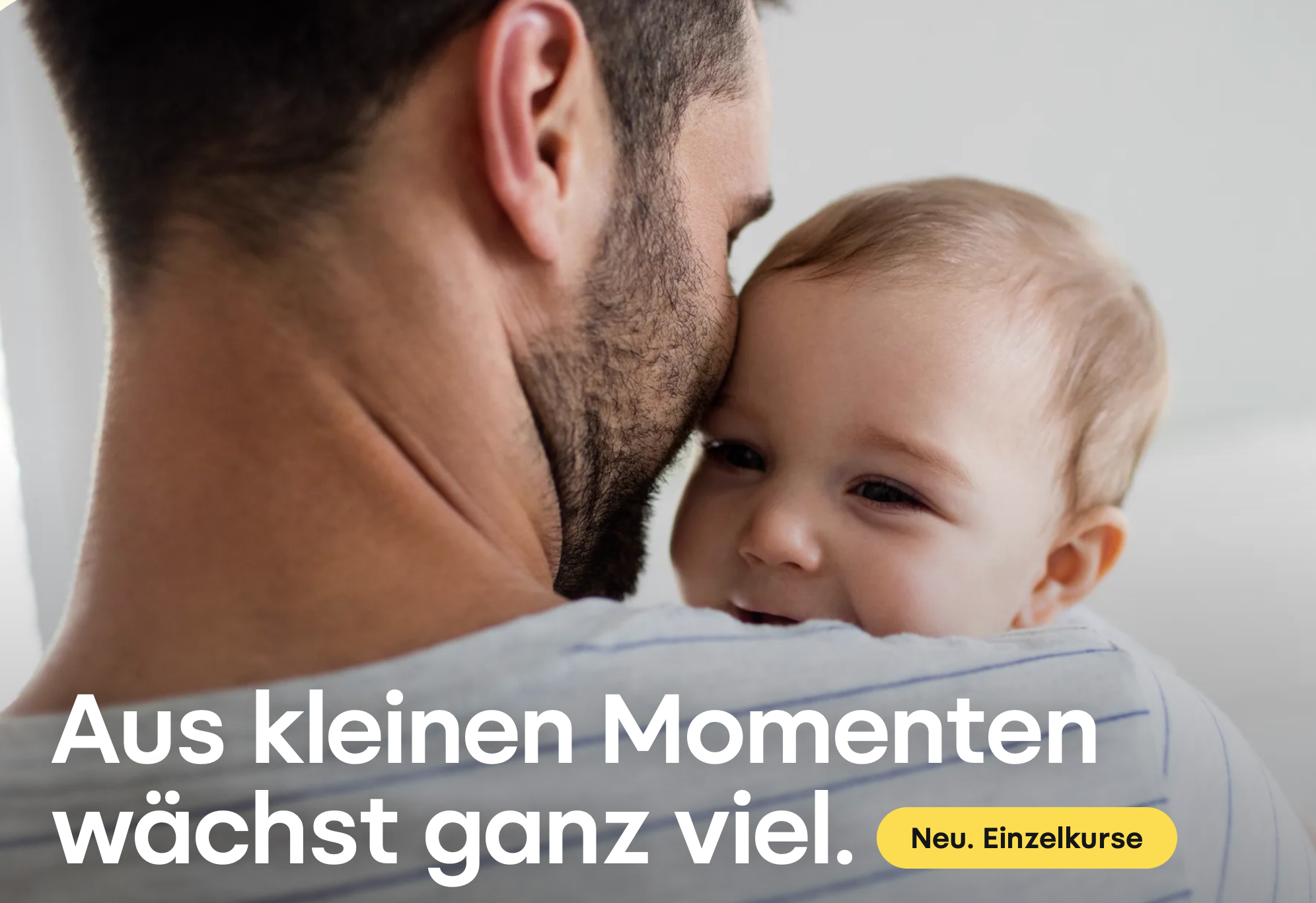 Vater mit Baby